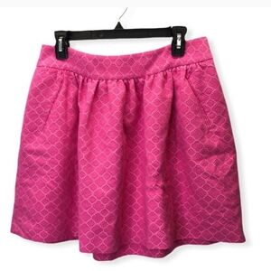 Crown & Ivy Pink Full Skirt Women Size 10 Pink Short